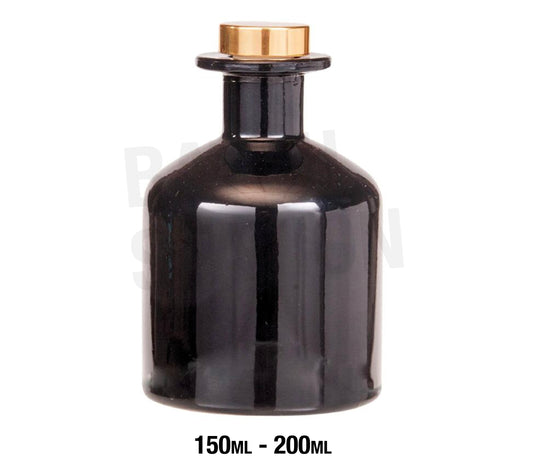 Cylinder diffuser bottle black